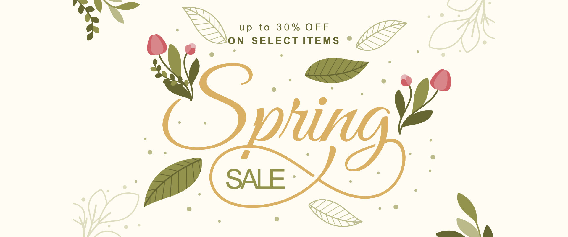 Spring Sale Banner